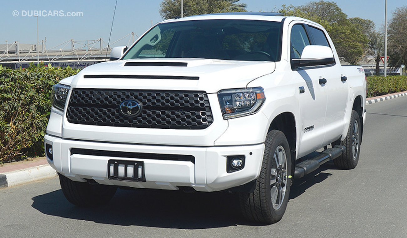 Toyota Tundra Crewmax TRD SPORT with Black Side Steps, 5.7L V8