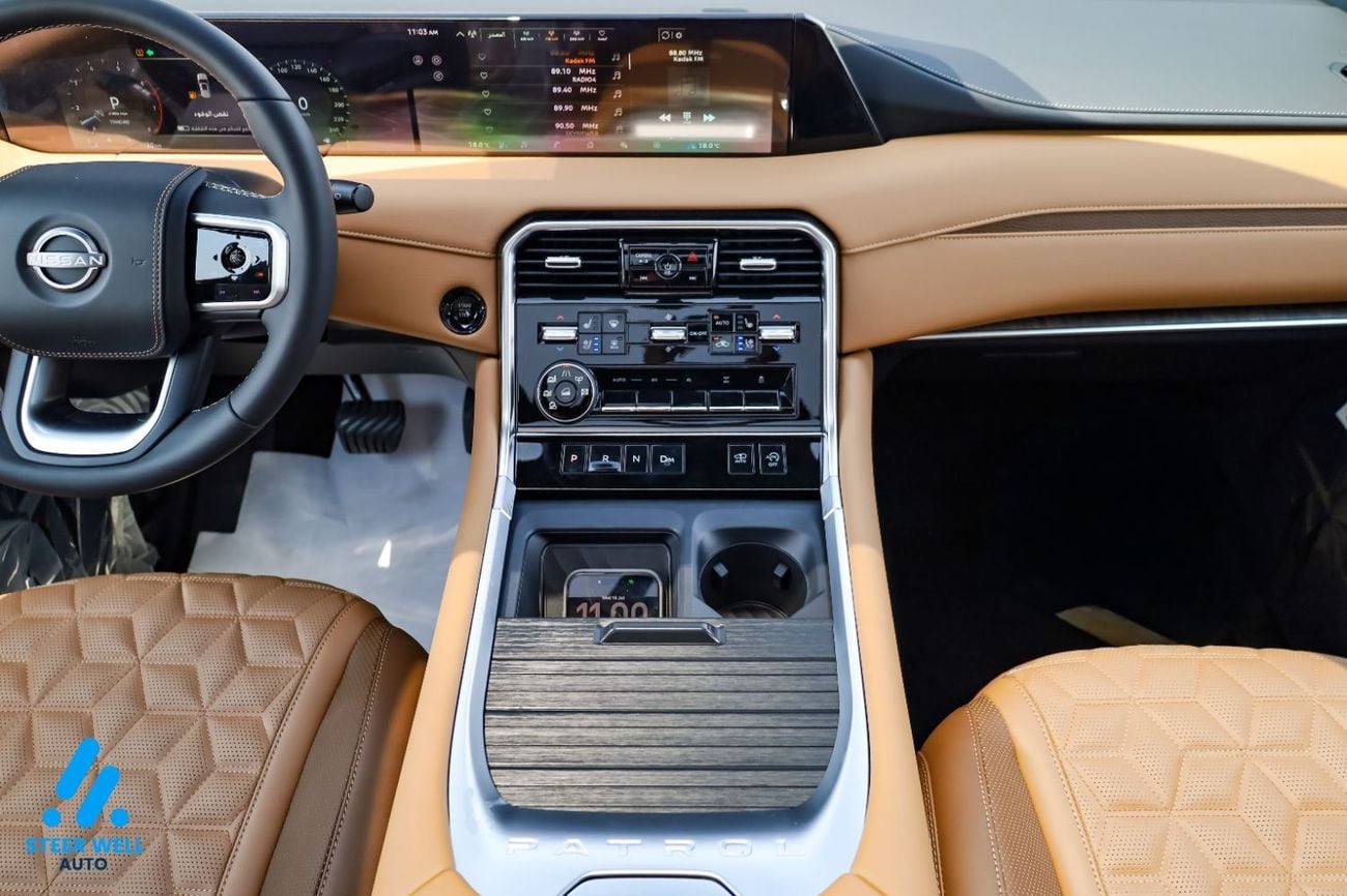 Nissan Patrol LE PLATINUM CITY 2026 GCC 3.5 Twin Turbo | TAN interior | AWD | 9AT | 8 Seater SUV | Export Only