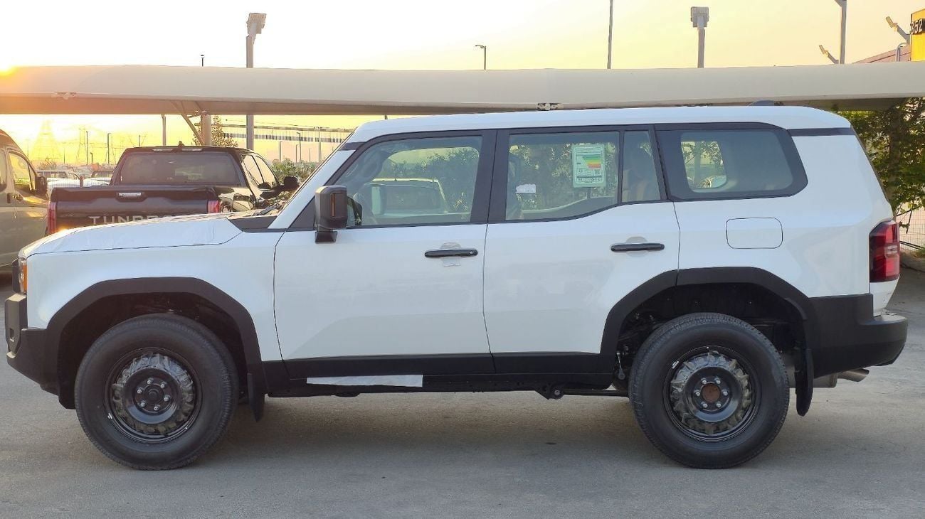 تويوتا برادو Toyota Prado TOYOTA PRADO PETROL 2.4T URBAN - E BASIC - 2025 MODEL - WHITE INSIDE BLACK