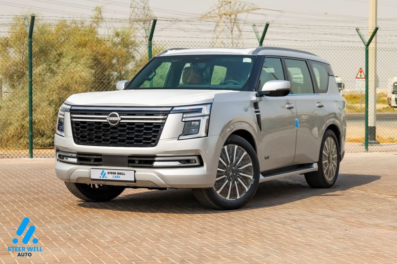 Nissan Patrol LE PLATINUM CITY 2026 GCC 3.5L Twin Turbo V6 | AWD | 9-Speed AT | 8 Seater | Height Contrl | Export Only