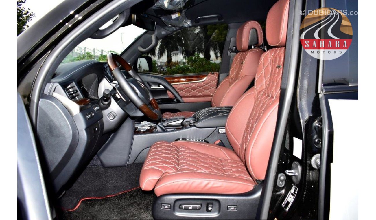 لكزس LX 450 Black edition with MBS Seats