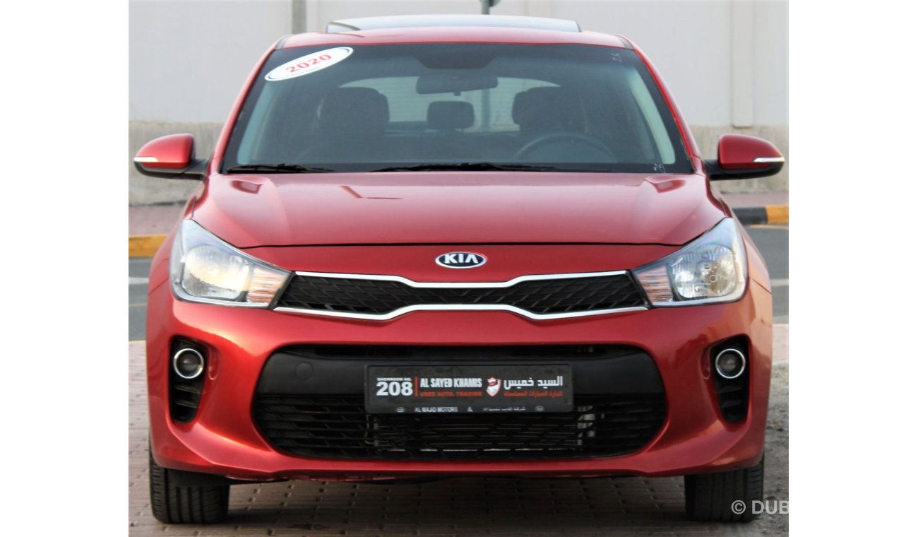Kia Rio Kia Rio 2020 GCC Full Option No. 1 in good condition, without paint, without accidents, very clean f