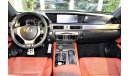 Lexus GS350 ( صبغه الوكاله ) ONLY 46000 KM! Original Paint Full Option F-Sport