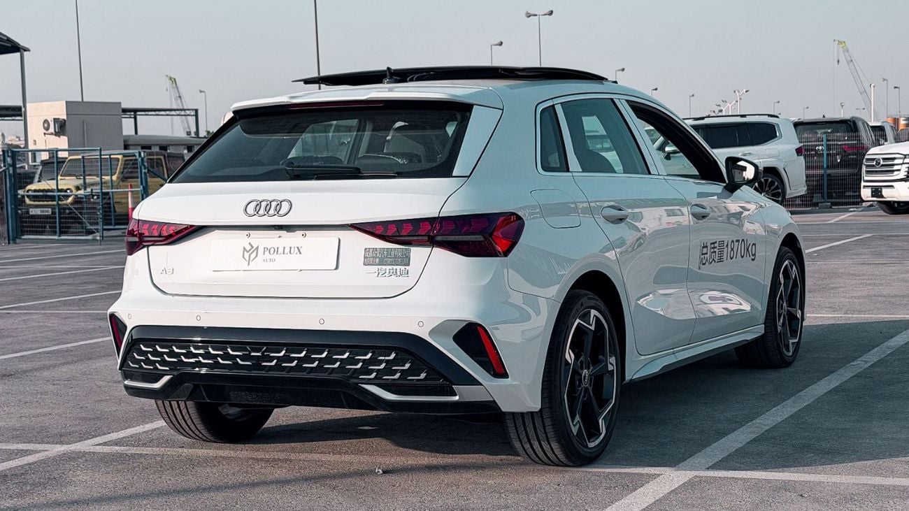 أودي A3 35 TFSI سبورت أودي A3 1.5TS لاين 2025 | كاملة المواصفات | 160 حصان | فتحة سقف بانورامية