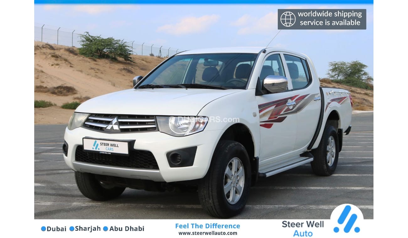 Mitsubishi L200 2015 | DIESEL 4X4 DOUBLE CABIN PICKUP WITH GCC SPECS AND EXCELLENT CONDITION