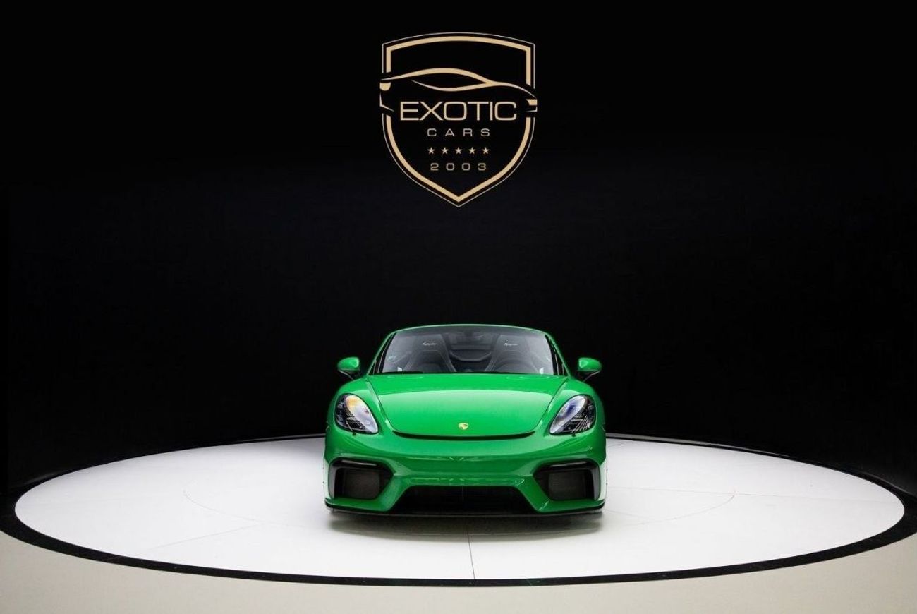 بورش 718 سبيدر WARRANTY AUG 2026