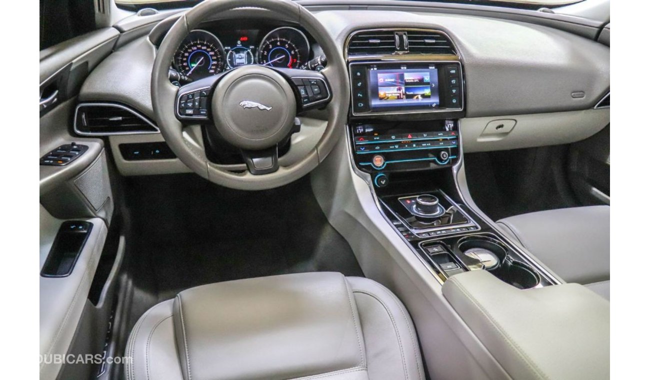 جاكوار XE Jaguar XE Pure 20t 2017 GCC under Agency Warranty with Zero Down-Payment.