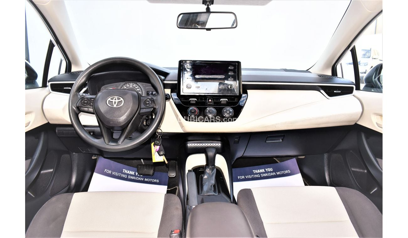 Toyota Corolla AED 1039 PM | 2.0L XLI GCC DEALER WARRANTY