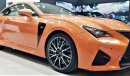 لكزس RC F LEXUS RCF 2015 IN A BEAUTIFUL CONDITION FOR ONLY 115K AED