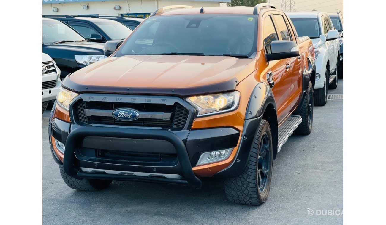 فورد رانجر Ford Ranger 2017 model for sale from Humera automobile motors in Dubai . Orange  2017 model . The ca