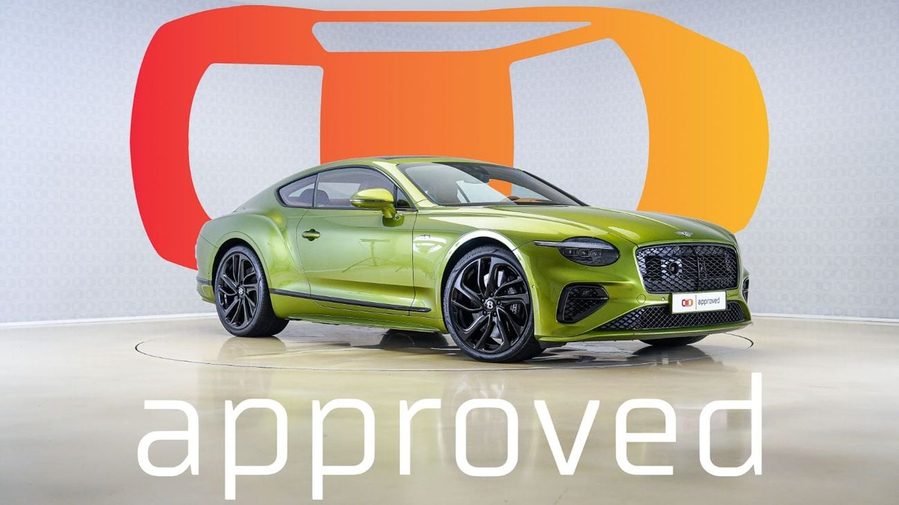 Bentley Continental GT Speed 4.0T (Hybrid) Speed First Edition | AED 23,027 PM | Warranty & Service May 2030 | GCC