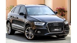 Audi Q3 40TFSI 2015 GCC under Agency Warranty with Zero Down-Payment.