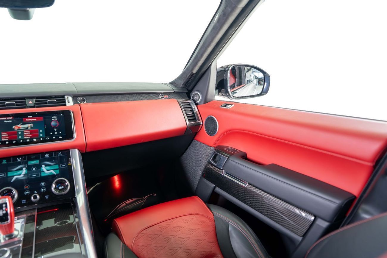Land Rover Range Rover Sport SVR 5.0L (575 HP) AWD Range Rover Sport SVR Ultimate Edition-Bespoke Color-Black/Red Interior-Black