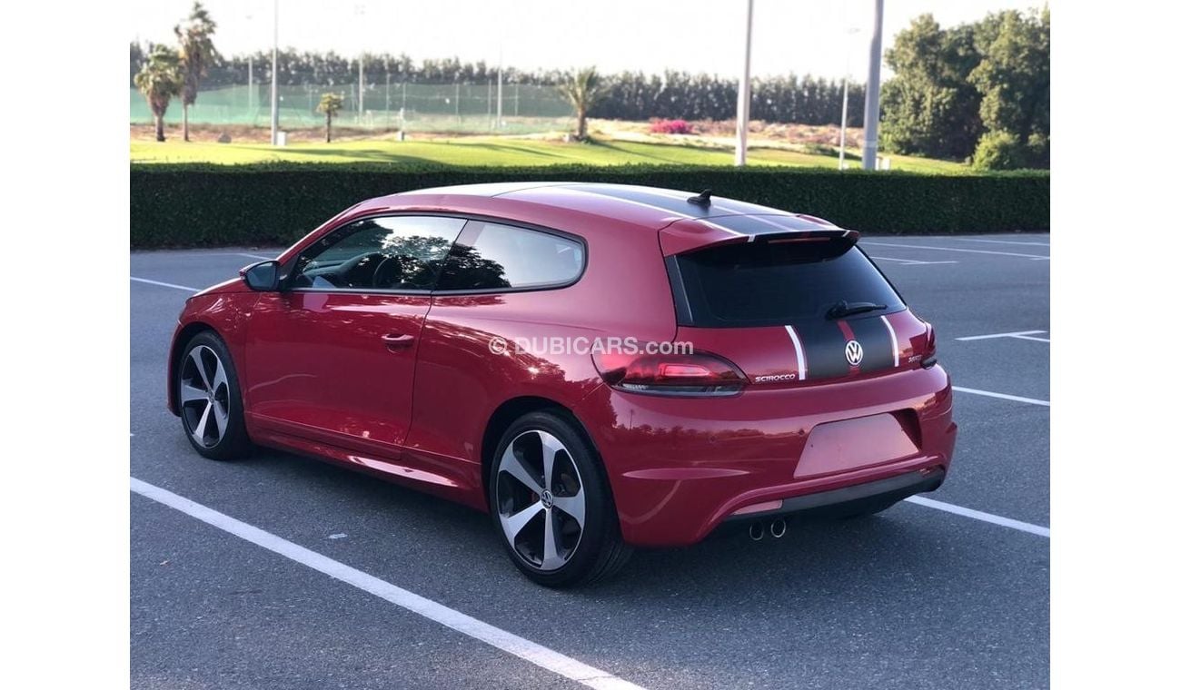 Volkswagen Scirocco R-Line MODEL 2014 GCC CAR PREFECT CONDITION INSIDE AND OUTSIDE FULL OPTION PANORAMIC ROOF LEATHER SE