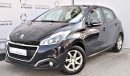 Peugeot 208 1.6L ACTIVE 2019 GCC SPECS STARTING PRICE FROM 37,900 DHS