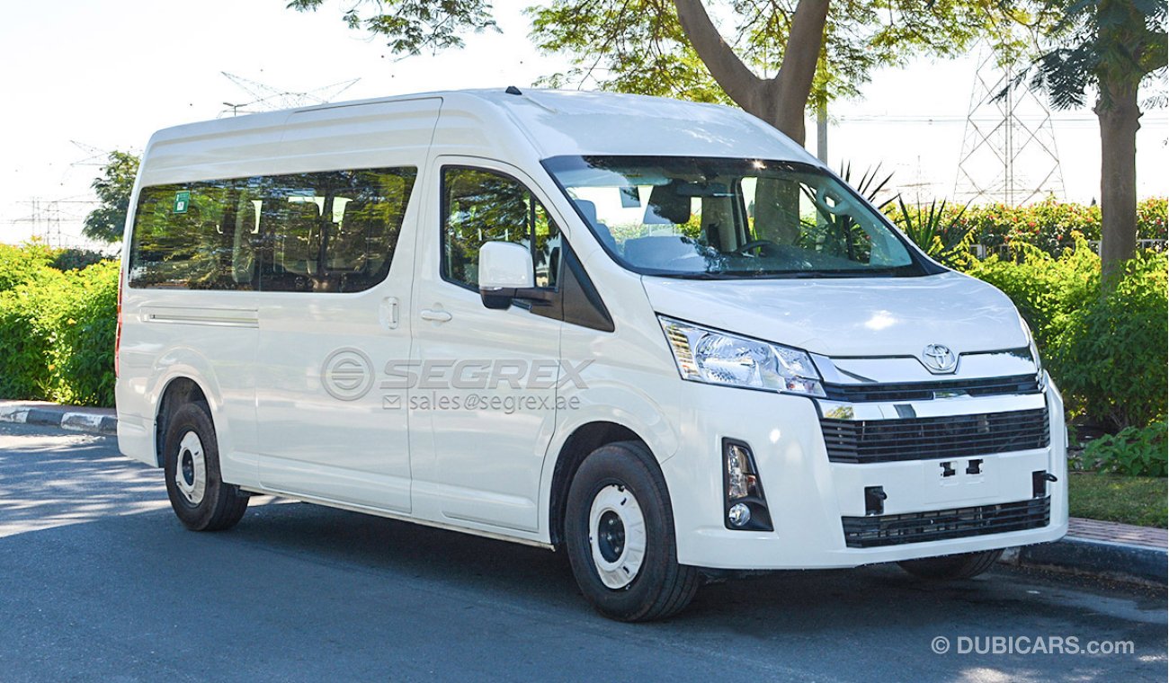 Toyota Hiace 20YM 2.8L MT Diesel GL HIGH ROOF with 2 heater Full option,13 SEATS- فل اوبشن