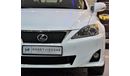 Lexus IS300 EXCELLENT DEAL for our Lexus IS 300C 2014 Model!! in White Color! GCC Specs