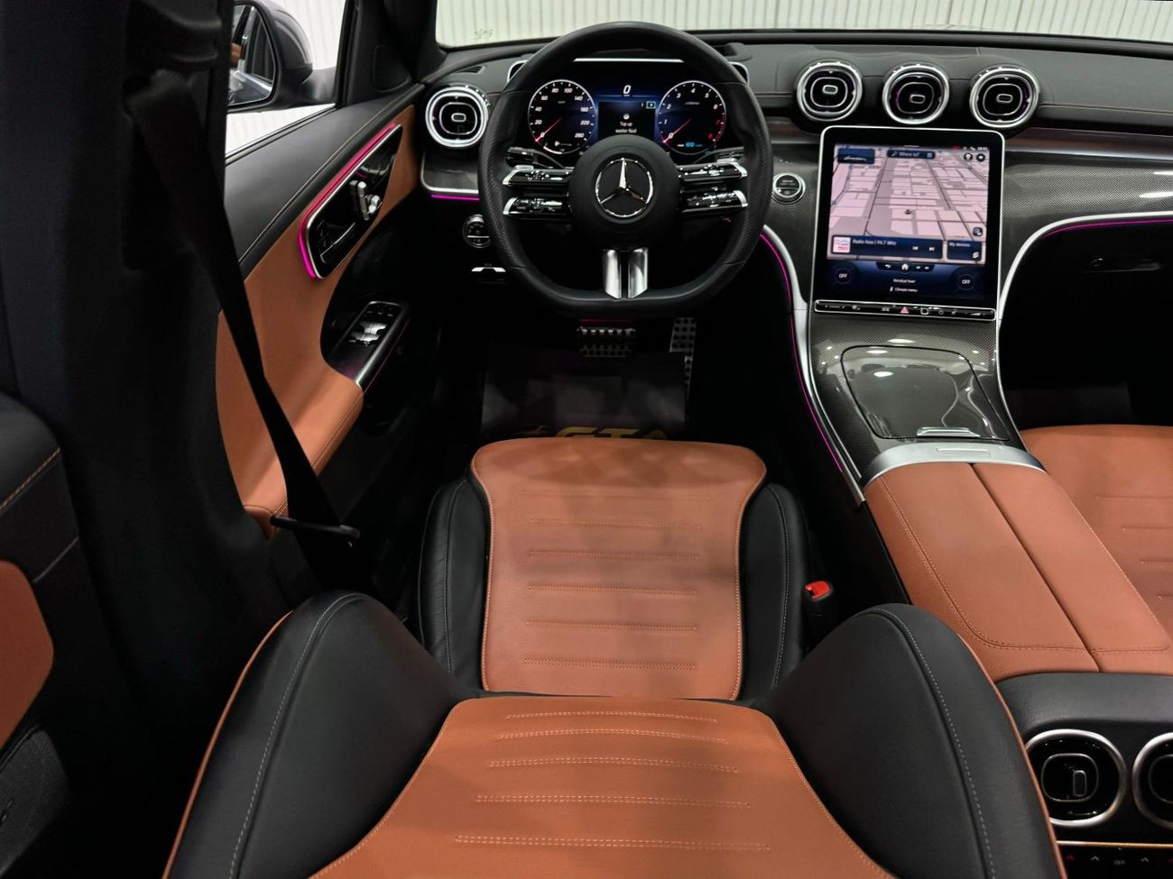 مرسيدس بنز C 200 بريميوم 2022 Mercedes Benz C200 AMG, July 2027 Mercedes Warranty + Service Pack, Full Options, Low K