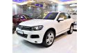 فولكس واجن طوارق ( ORIGINAL PAINT صبغ وكاله ( FULL OPTION ) Volkswagen Touareg 2015 Model!! in White Color! GCC Specs