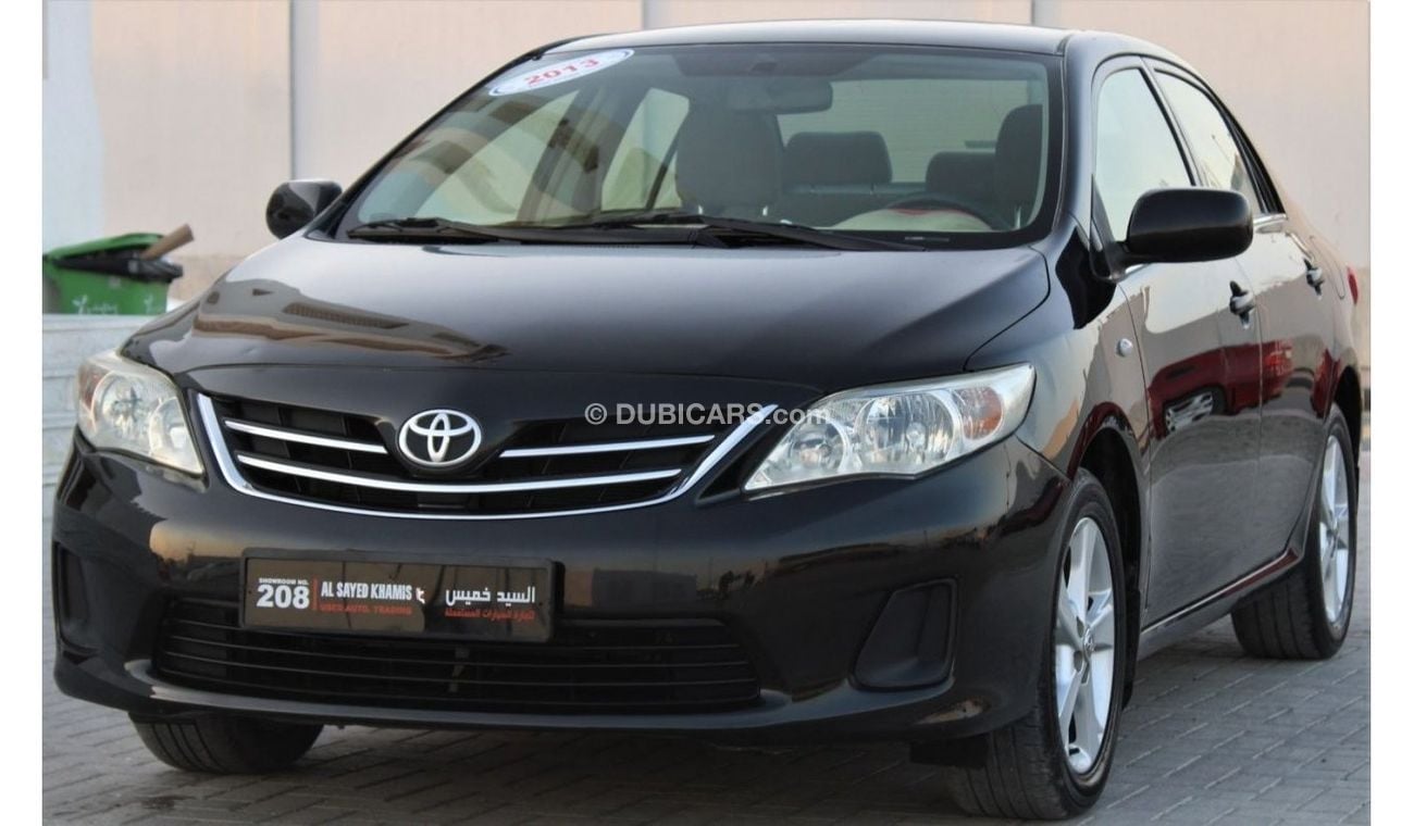 تويوتا كورولا XLI XLI تويوتا كورولا 2013 خليجي 1600 بحالة متتازة بدون صبغ بدون حوادث