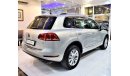 فولكس واجن طوارق FULL SERVICE HISTORY Volkswagen Touareg 2013 Model! Beige Color GCC Specs