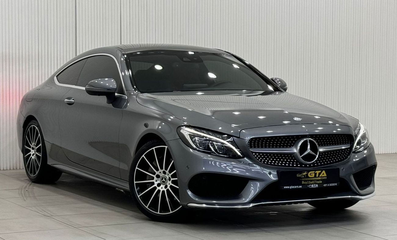 مرسيدس بنز C 300 كوبيه 2017 Mercedes Benz C300 AMG Coupe, Warranty, Full Mercedes Service History, Excellent Condition, GCC