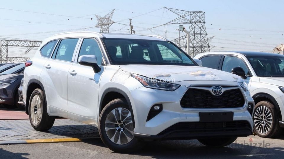New Toyota Highlander TOYOTA_HIGHLANDER_GLE_2023_HYBRID_WHITE 2023 for ...