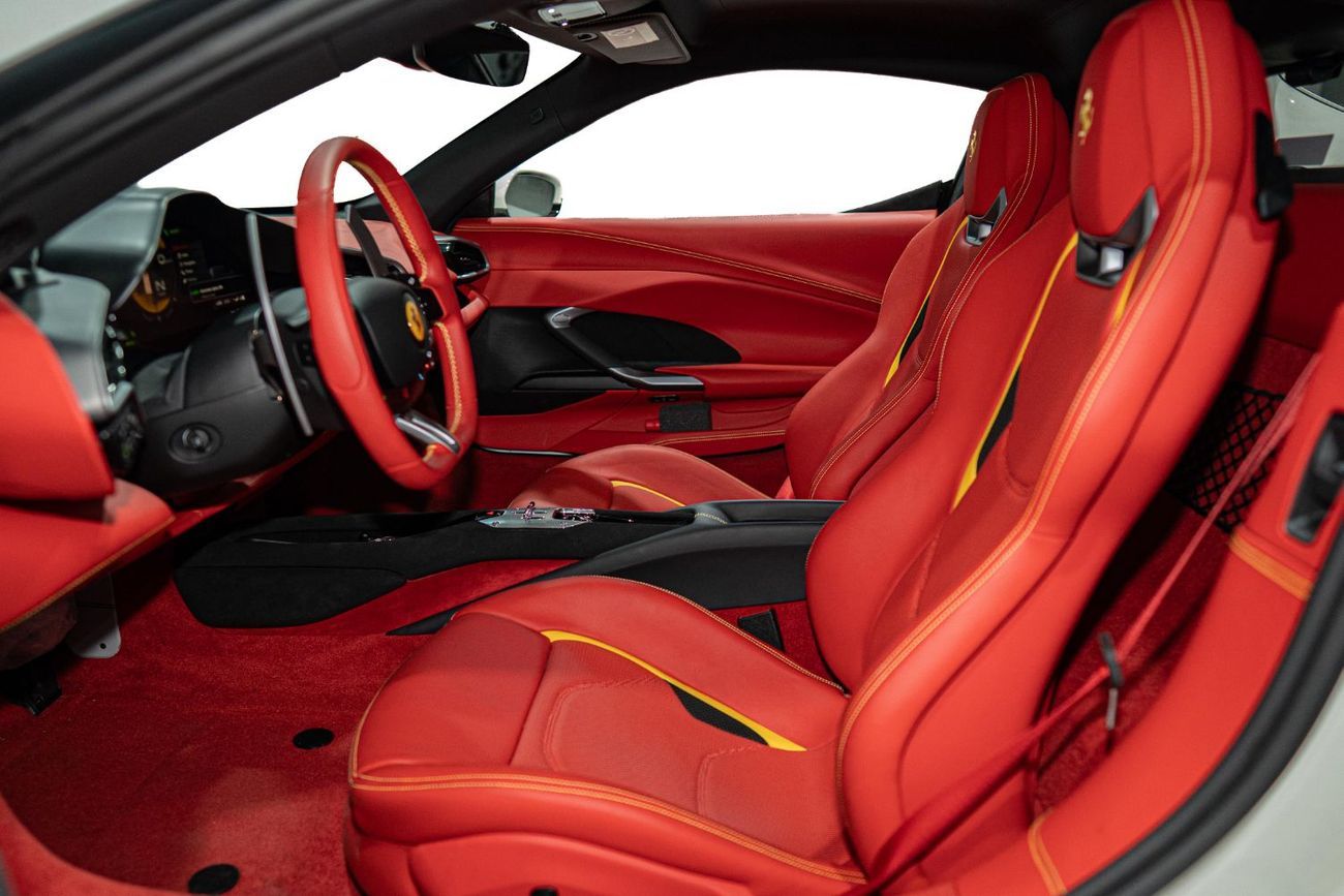 Ferrari 296 GTB 296 GTB | FRONTLIFT | TWO TONE INTERIOR | ENGINE COVERS IN CARBON FIBRE | MATTE GREY WHEELS