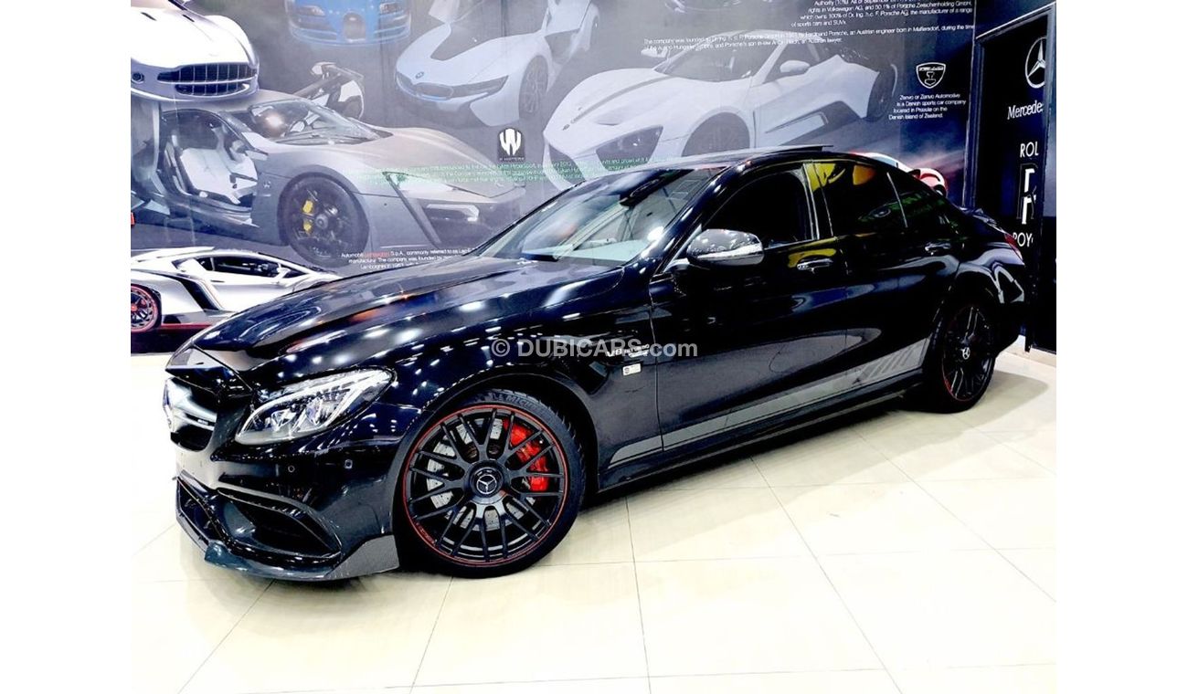 Mercedes-Benz C 63 AMG C63s EDITION 1- 2015 - GCC - ONE YEAR WARRANTY