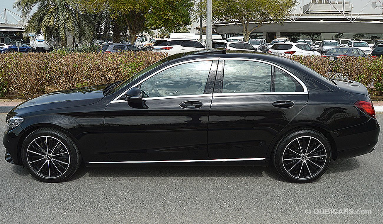 Mercedes-Benz C200 AMG 2019 Sedan, GCC, 0km with 2 Years Unlimited Mileage Warranty from Dealer