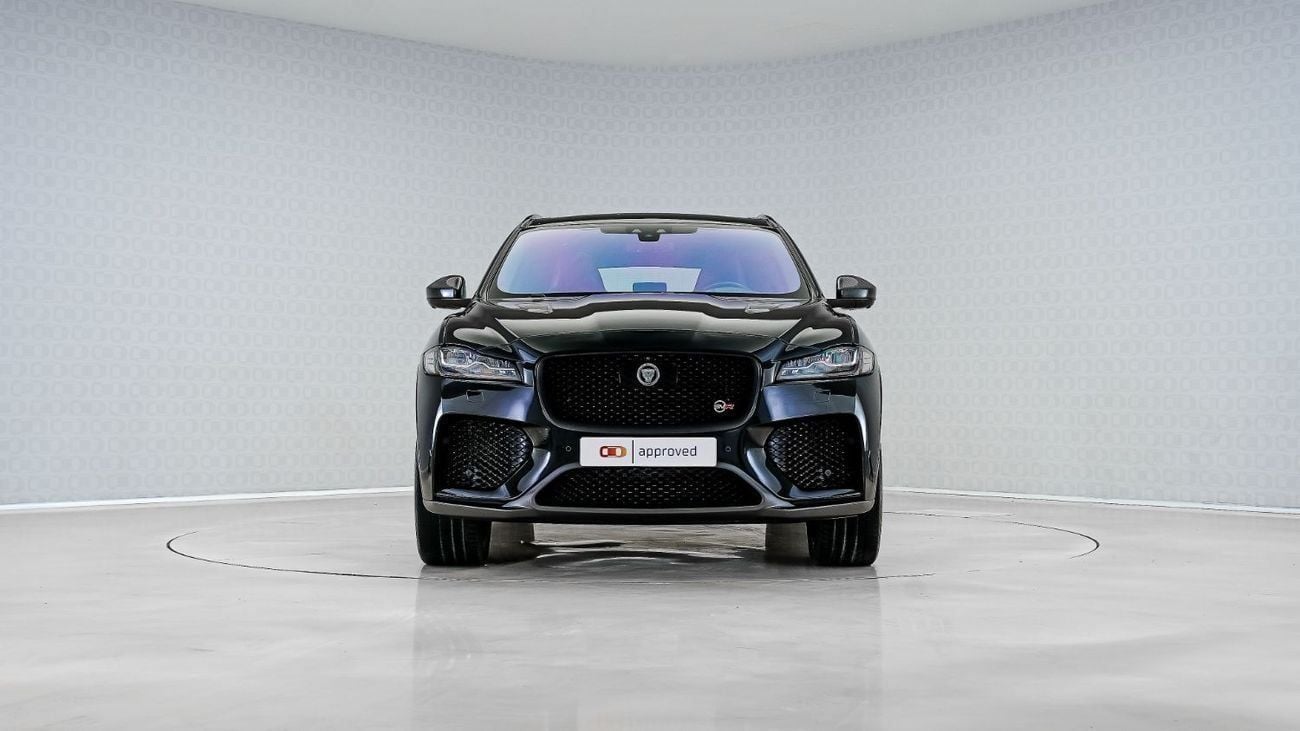 Jaguar F Pace SVR 5.0L UAE's Very Best Example | 2 Years Free Servicing | AED 3,415 Per Month