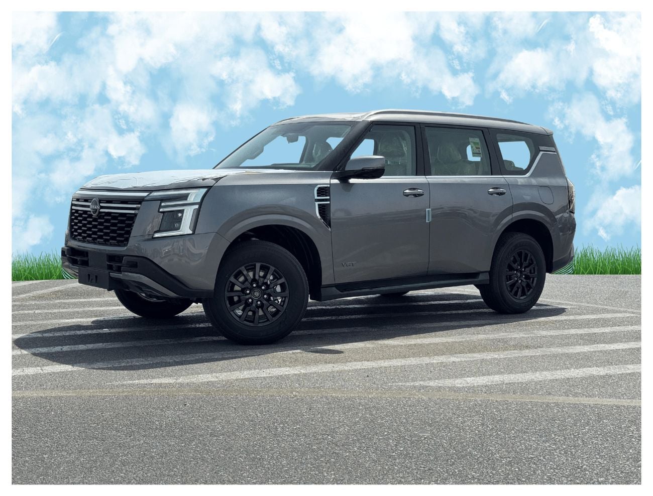 نيسان باترول 2026 Nissan Patrol LE 3.5L Mid options (Grey)