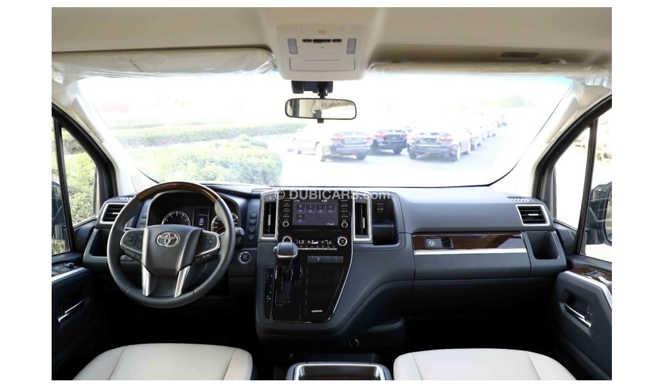 Toyota Granvia 2023 Toyota Granvia 3.5L V6 6 Seats LH HIGH P AT - White inside black & beige