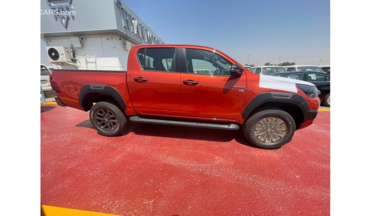 تويوتا هيلوكس TOYOTA HILUX ADVENTURE 4.0L، PETROL، MODEL 2021 RED EXTERIOR with Red الداخلية، فقط للتصدير