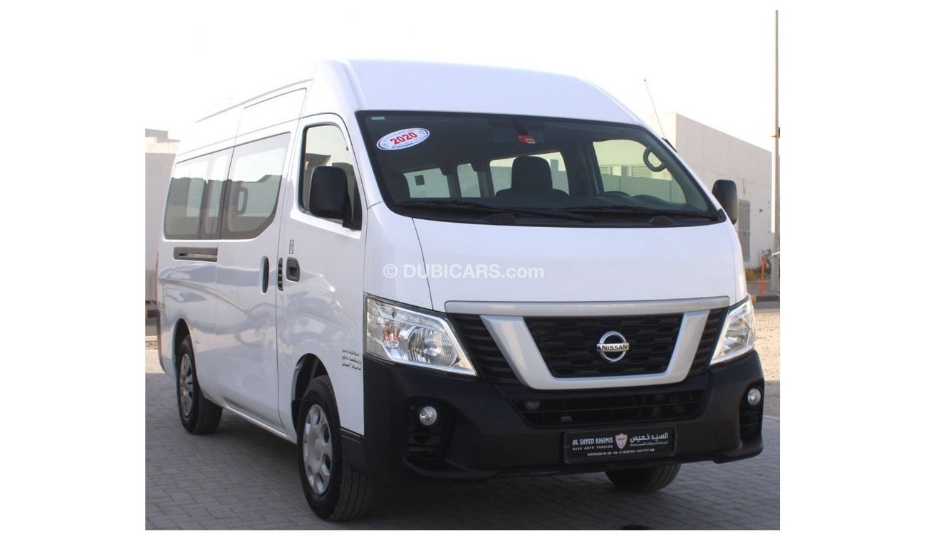 Nissan Urvan Window Van Wide Nissan Urvan 2020 GCC, standard seat, in excellent condition