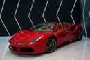 فيراري 488 سبايدر Spider Carbon Exterior/Interior, Passenger Display, GCC Specs!!