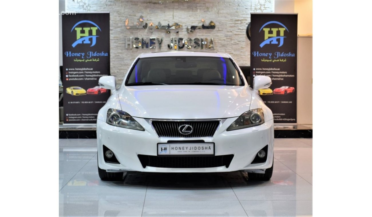 Lexus IS300 EXCELLENT DEAL for our Lexus IS 300 ( 2012 Model! ) in White Color! GCC Specs