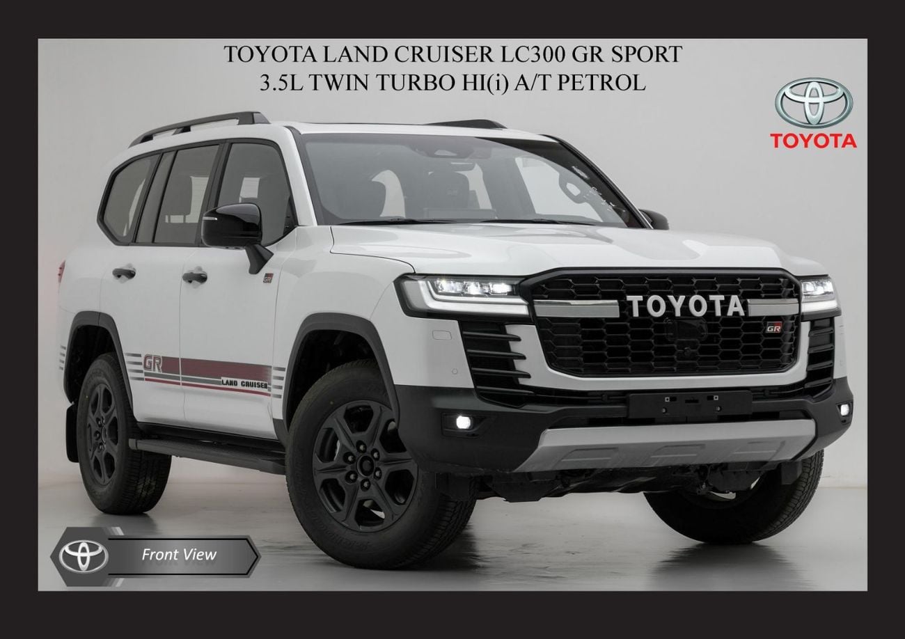 تويوتا لاند كروزر #Al TOYOTA LAND CRUISER LC300 GR SPORT 3.5L TWIN TURBO HI(i) A/T PTR Only export