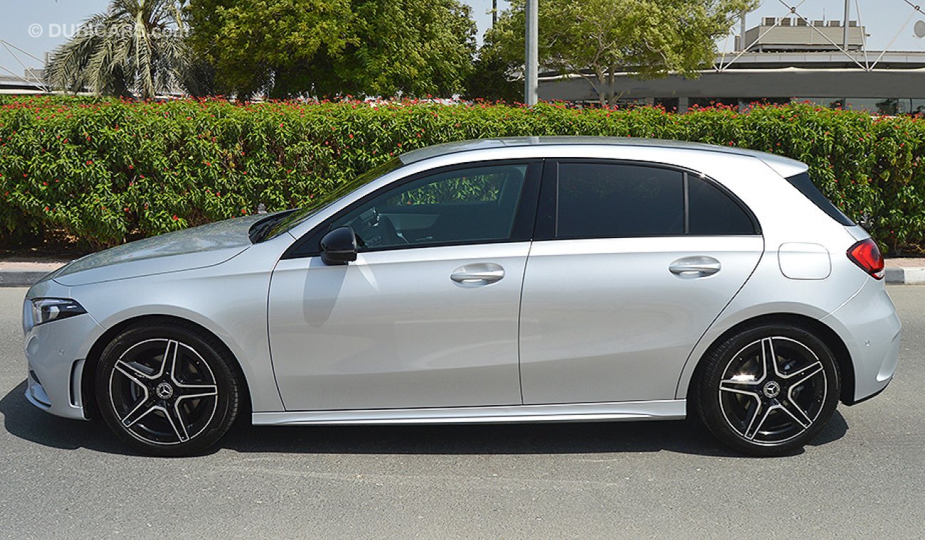 مرسيدس بنز A 200 AMG 2018, I4-Turbo GCC, 0km with 2 Years Unlimited Mileage Dealer Warranty