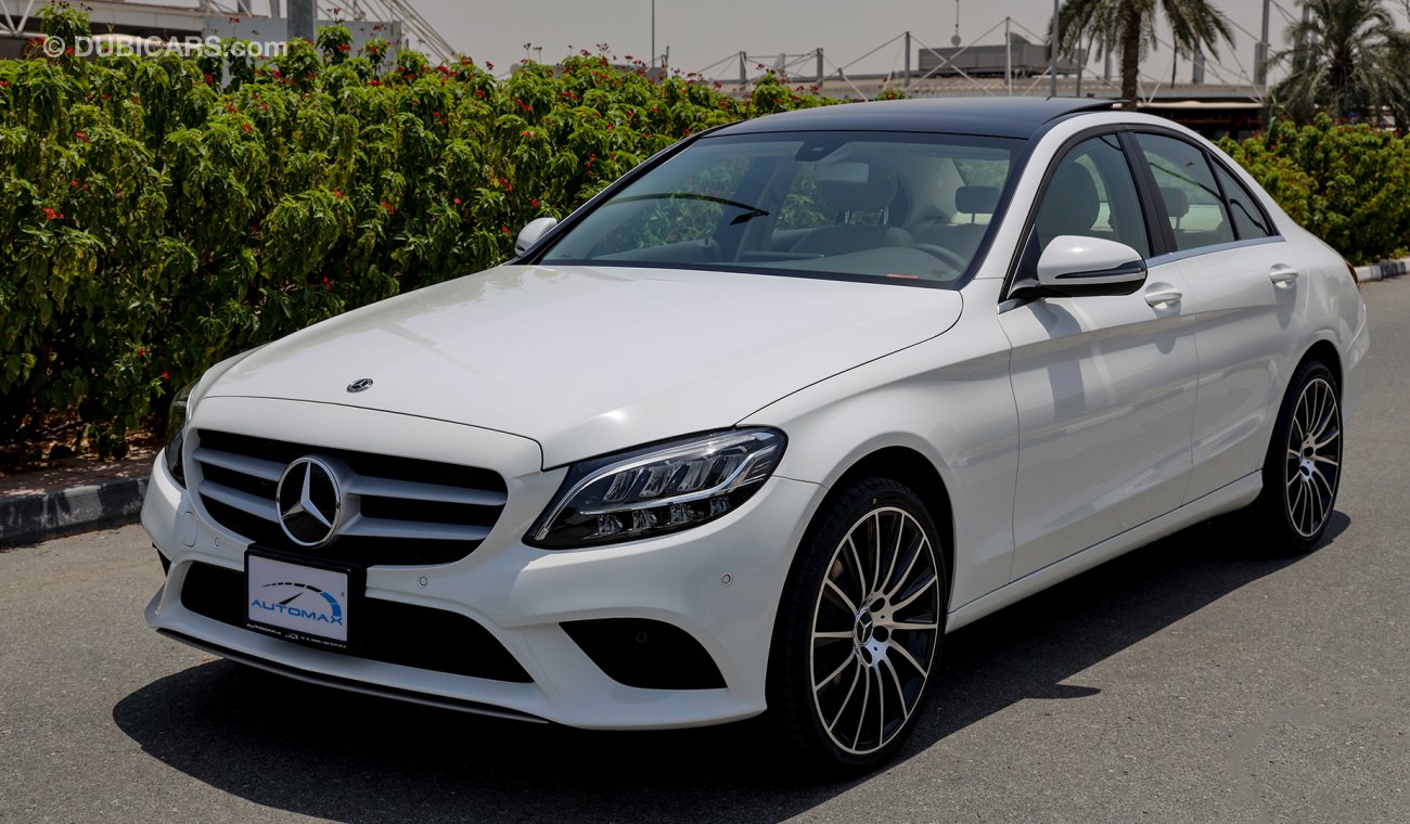 مرسيدس بنز C200 , AMG ,2020مطابقة للمواصفات الخليجية 0 كم مع ضمان سنتان + 3 سنين صيانة عند EMC