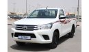 Toyota Hilux 2017 - SINGLE CABIN 4X2- GL - EXCELLENT CONDITION WITH GCC SPECS - VAT EXCLUDED