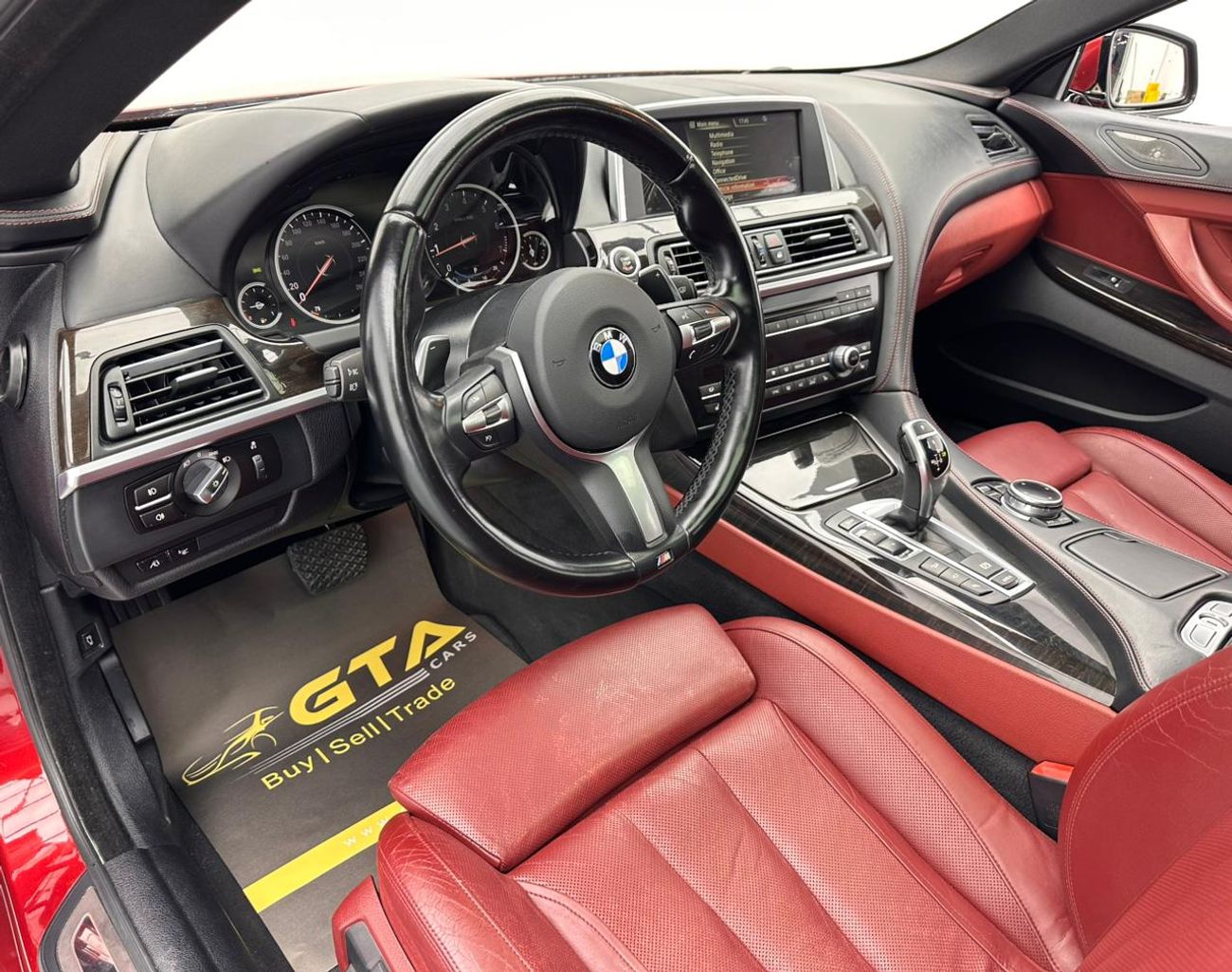 بي أم دبليو 650i 2015 BMW 650i xDrive Gran-Coupe M-Sport, BMW Full Service History, Excellent Condition, GCC