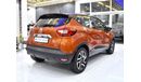 رينو كابتور EXCELLENT DEAL for our Renault Captur ( 2016 Model ) in Orange Color GCC Specs