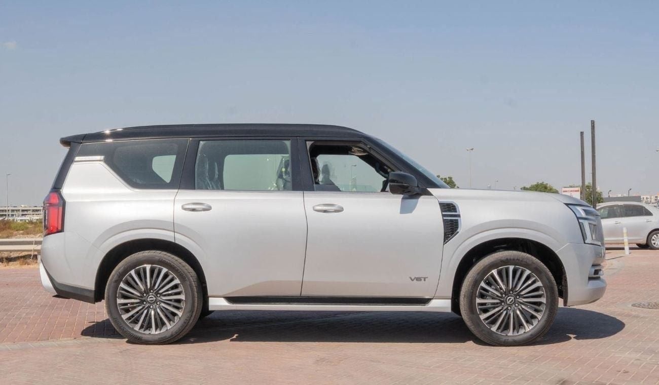 نيسان باترول 2025 Nissan Patrol 3.5L Twin turbo LE Platinum (Silver)