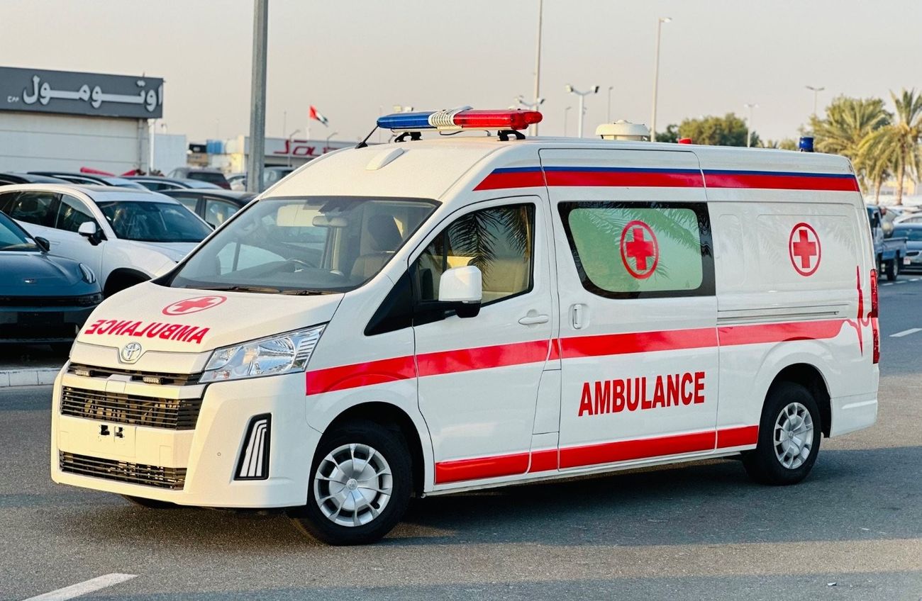 Used Toyota Hiace Van High Roof 2022 Ambulance RHD Diesel 2.8L Highroof