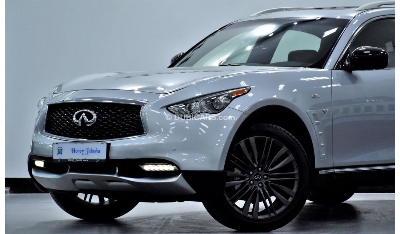 Infiniti QX70 EXCELLENT DEAL for our Infiniti QX70 Limited ( 2018 Model ) in Silver Color GCC Specs