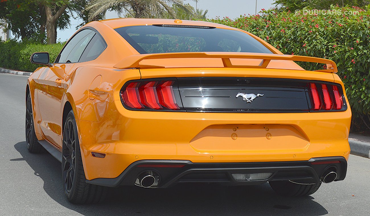Ford Mustang 2018 Ecoboost, Track Pack GCC, 0km w/ 3Yrs or 100K km WRNTY, 60K Service at AL TAYER