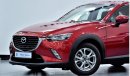 مازدا CX-3 EXCELLENT DEAL for our Mazda CX-3 AWD ( 2017 Model ) in Red Color GCC Specs