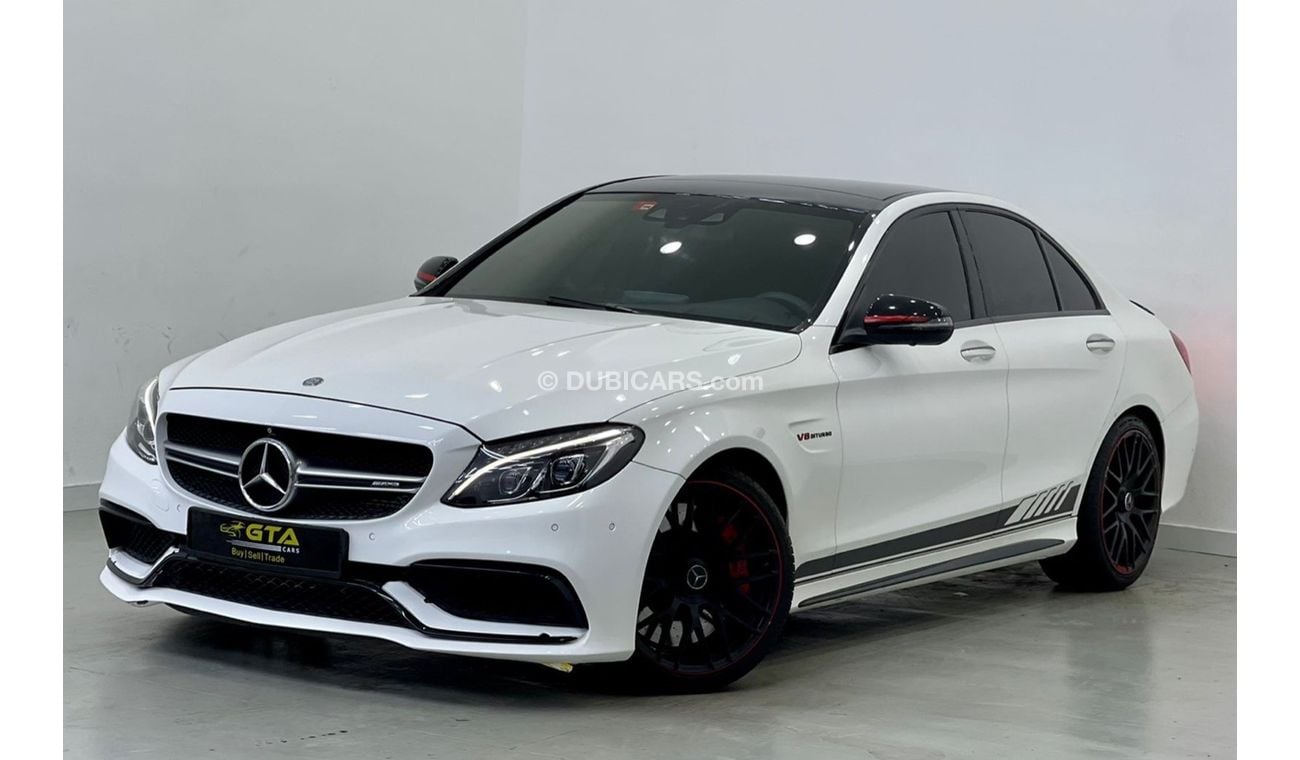 Mercedes-Benz C 63 AMG Std 2016 Mercedes-Benz C63 AMG Edition 1, Service History, Warranty, GCC