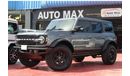 Ford Bronco (2021) 2.7L V6, GCC, UNDER WARRANTY +SERVICE CONTRACT FROM AL TAYER (Inclusive VAT)